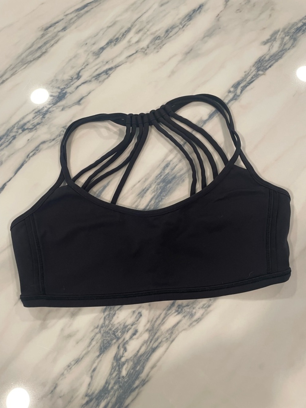 lululemon athletica Black Multi-Strap Sports Bralette